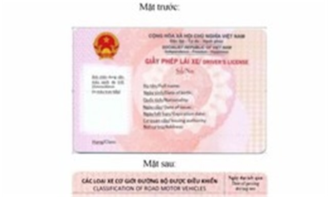 Bộ Công an ban hành mẫu giấy phép lái xe mới nhất
