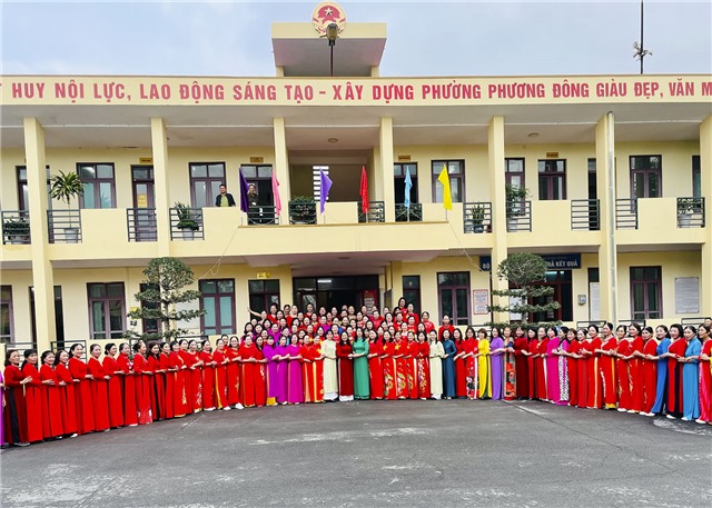 Hội LHPN phường Phương Đông kỷ niệm 115 năm Ngày Quốc tế phụ nữ 8/3, 1985 năm khởi nghĩa Hai Bà Trưng và ra mắt mô hình “1+1”
