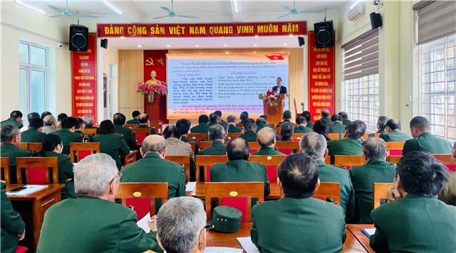 Khai giảng Lớp tập huấn công tác Hội Cựu chiến binh năm 2025