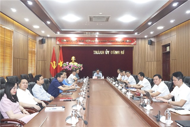 Uông Bí tham dự Hội nghị trực tuyến quán triệt Kết luận số 132 của Bộ Chính trị