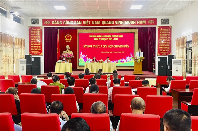 Kỳ họp thứ 17, HĐND phường Phương Đông khoá XX, nhiệm kỳ 2021-2026