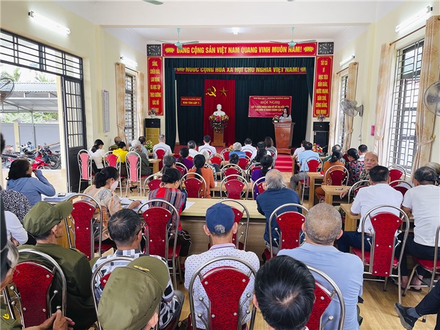 Thành phố Uông Bí hoàn thành lấy ý kiến cử tri về phương án sắp xếp đơn vị hành chính cấp xã