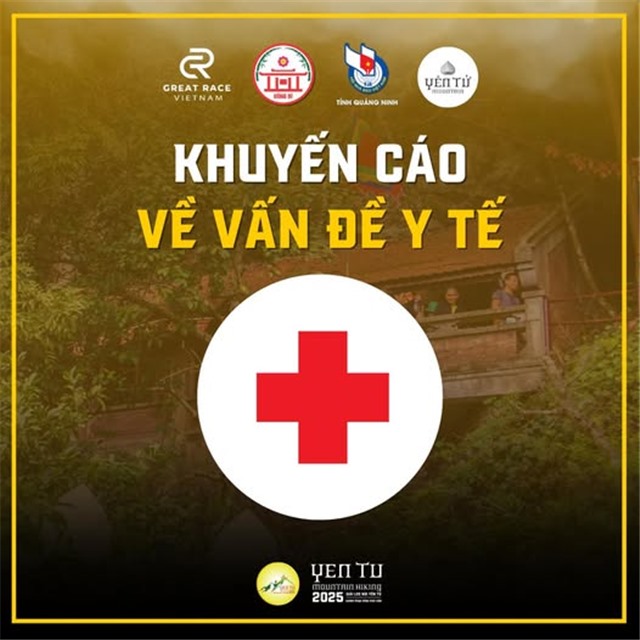 KHUYẾN CÁO VỀ Y TẾ TỚI VẬN ĐỘNG VIÊN