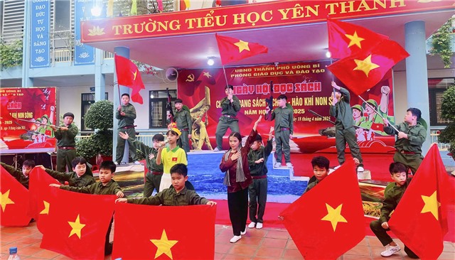 Sôi nổi Ngày hội đọc sách năm học 2024-2025 tại Trường Tiểu học Yên Thanh