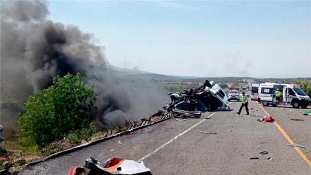 Tai nạn liên hoàn trên đường cao tốc ở Mexico, ít nhất 21 người thiệt mạng