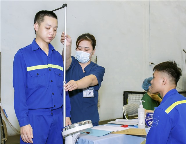 Công ty Kho vận Đá Bạc – Vinacomin: Tổ chức khám sức khỏe định kỳ cho người lao động