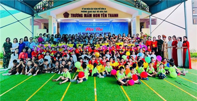 Hội thi Bé Mầm non yêu Tổ quốc năm học 2024-2025