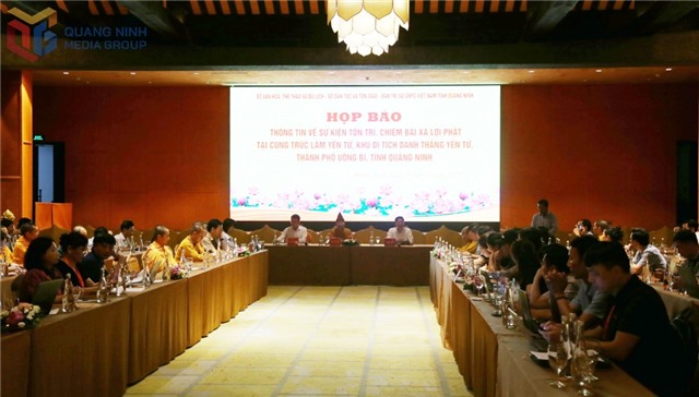 Đảm bảo các điều kiện tổ chức cung rước, tôn trí và chiêm bái Xá Lợi Đức Phật tại Cung Trúc Lâm Yên Tử