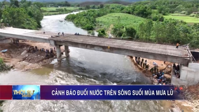 Cảnh báo đuối nước trên sông suối mùa mưa lũ