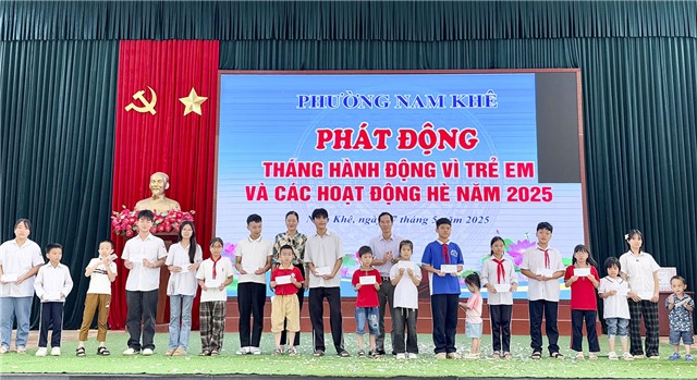Phường Nam Khê phát động Tháng hành động vì trẻ em và khai mạc hoạt động hè năm 2025