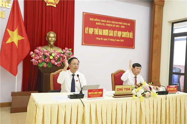 Kỳ họp thứ 26, kỳ họp HĐND thành phố khóa XX, nhiệm kỳ 2021-2026 (kỳ họp chuyên đề)