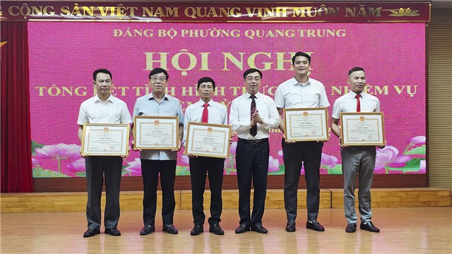 Đảng bộ phường Quang Trung tổng kết nhiệm kỳ 2020-2025 