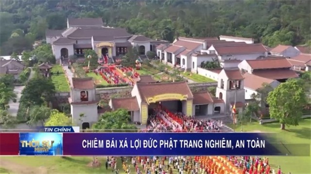 Chiêm bái xá lợi Đức Phật trang nghiêm, an toàn