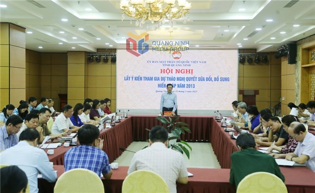 Lắng nghe ý kiến nhân dân, đoàn viên, hội viên về sửa đổi, bổ sung Hiến pháp