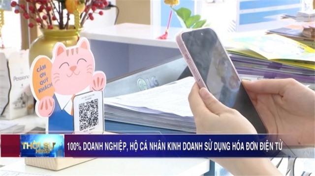 100% các doanh nghiệp, hộ, cá nhân kinh doanh sử dụng HĐĐT