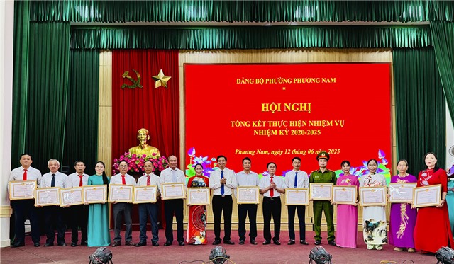 Đảng bộ phường Phương Nam tổng kết nhiệm kỳ 2020-2025