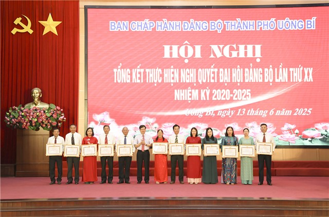 Ban Chấp hành Đảng bộ TP Uông Bí tổng kết thực hiện Nghị quyết Đại hội Đảng bộ lần thứ XX, nhiệm kỳ 2020-2025