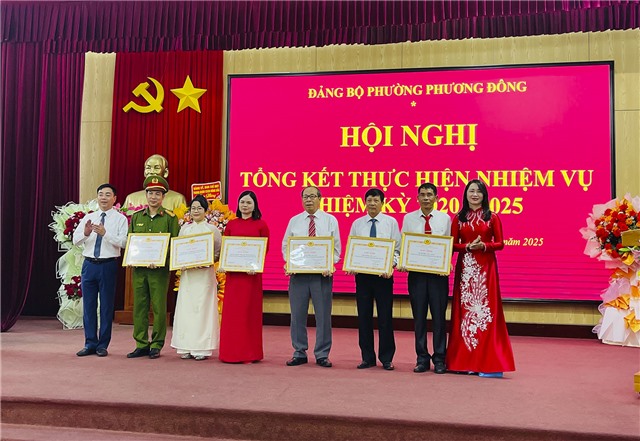 Đảng bộ phường Phương Đông tổng kết thực hiện nhiệm vụ nhiệm kỳ 2020 - 2025
