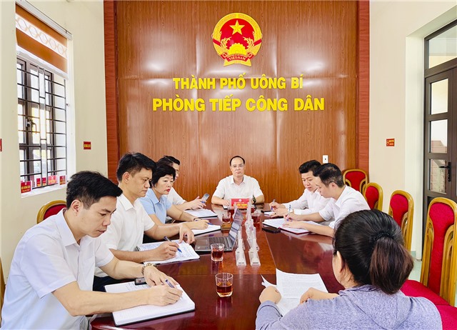 UBND thành phố tổ chức tiếp công dân định kỳ tháng 6/2025