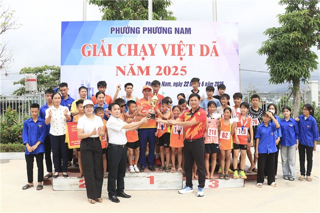 Phường Phương Nam tổ chức thành công Giải chạy việt dã năm 2025