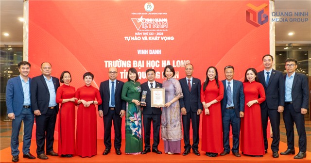 Chương trình Vinh quang Việt Nam 2025: Vinh danh Trường Đại học Hạ Long