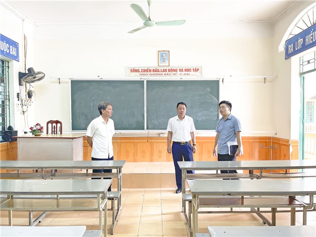 Kiểm tra công tác chuẩn bị kỳ thi tốt nghiệp THPT năm 2025