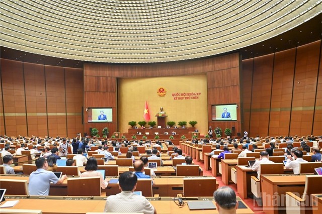 Quốc hội thảo luận về kết quả giám sát việc giải quyết kiến nghị của cử tri, xem xét công tác tổ chức, nhân sự