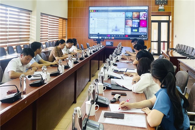 Uông Bí tham gia hội nghị tập huấn trực tuyến triển khai Nghị định số 120/2025/NĐ-CP trong lĩnh vực hộ tịch