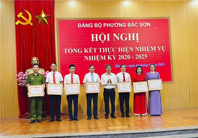 Đảng bộ phường Bắc Sơn tổng kết nhiệm kỳ 2020 - 2025