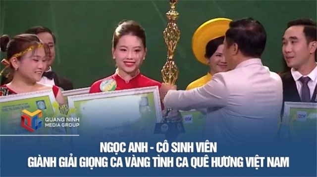 Ngọc Anh - cô sinh viên giành giải Giọng ca vàng Tình ca quê hương Việt Nam