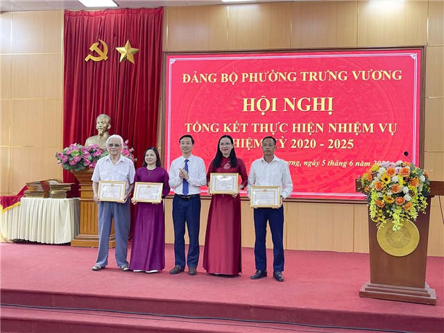 Đảng bộ phường Trưng Vương tổng kết nhiệm kỳ 2020- 2025