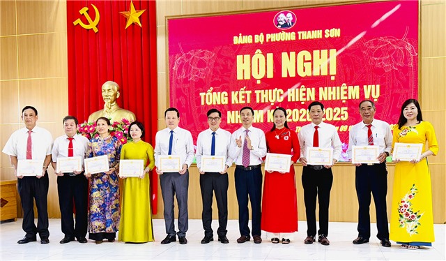Đảng bộ phường Thanh Sơn tổng kết nhiệm kỳ 2020-2025