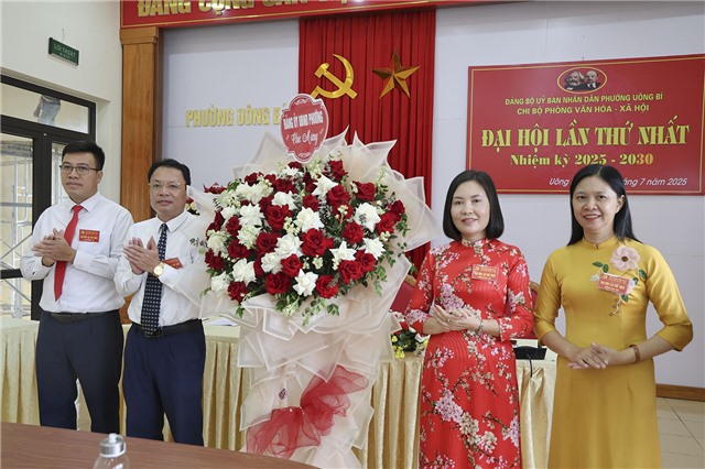 Đại hội Chi bộ Phòng Văn hoá - Xã hội lần thứ nhất, nhiệm kỳ 2025-2030