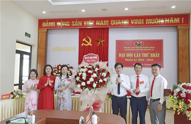 Đại hội Chi bộ Trung tâm Cung ứng dịch vụ Uông Bí lần thứ nhất, nhiệm kỳ 2025-2030