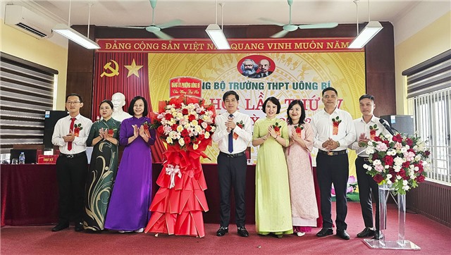 Đại hội Đảng bộ Trường THPT Uông Bí nhiệm kỳ 2025-2030