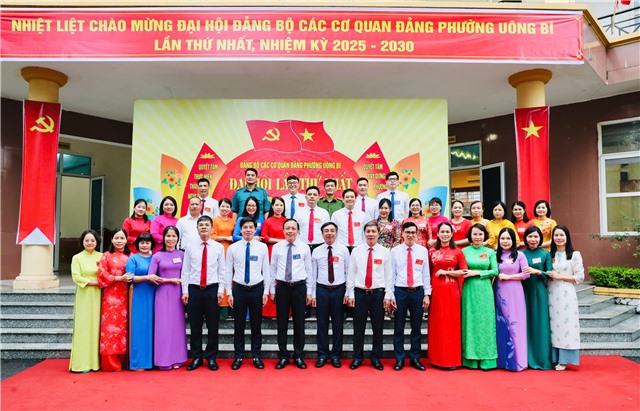 Đại hội Đảng bộ các cơ quan Đảng phường Uông Bí lần thứ nhất, nhiệm kỳ 2025 - 2030
