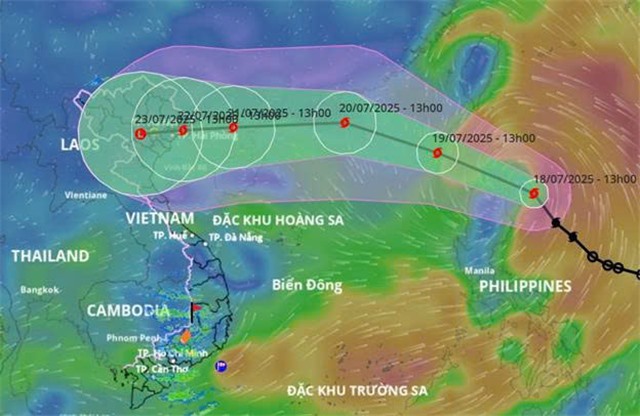 Phường Uông Bí chỉ đạo chủ động theo dõi, ứng phó với bão WIPHA
