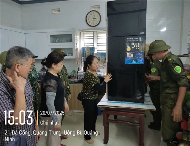 Phường Uông Bí tập trung cao độ ứng phó với bão số 3 Wipha