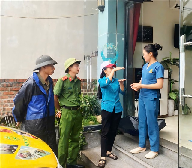 Khu Thanh Sơn 2 khẩn trương triển khai phương án ứng phó bão số 3 