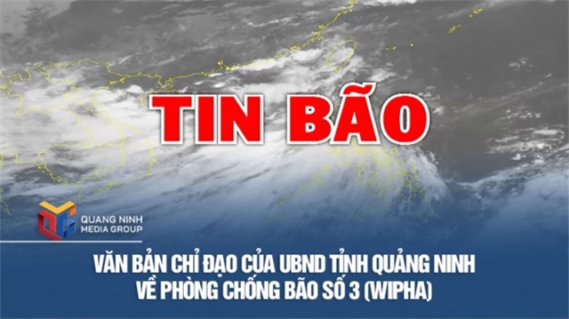 Văn bản chỉ đạo của UBND tỉnh Quảng Ninh về phòng chống bão số 3 (Wipha)