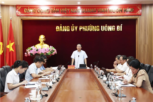 Hội nghị Thường trực Đảng ủy phường Uông Bí tuần thứ 31