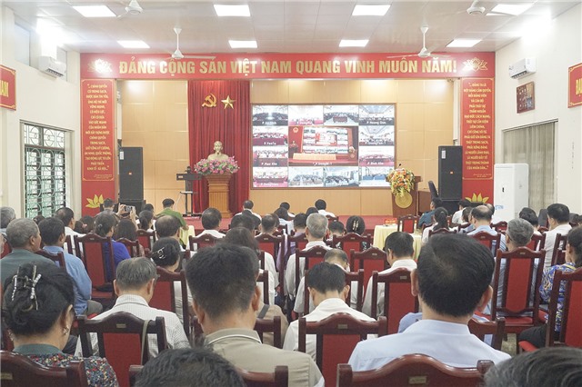 Phường Vàng Danh dự hội nghị trực tuyến Đại biểu Quốc hội tiếp xúc cử tri sau Kỳ họp thứ 9, Quốc hội khóa XV