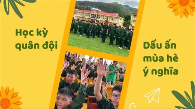 Học kỳ quân đội – Dấu ấn mùa hè ý nghĩa