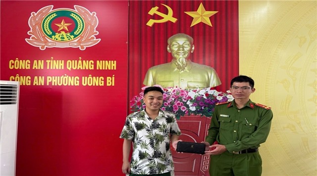 Công an phường Uông Bí nhận được thư khen về tinh thần vì nhân dân phục vụ