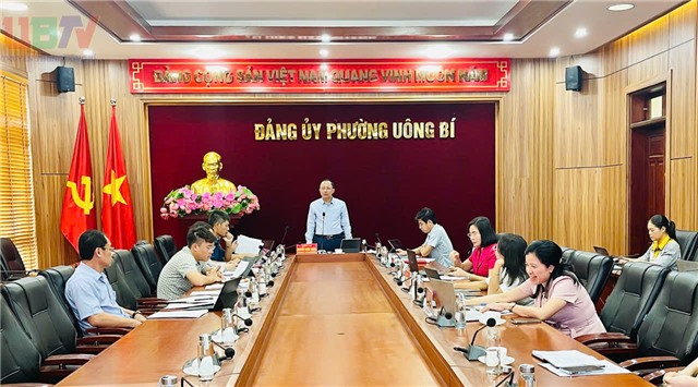 Hội nghị Thường trực Đảng ủy tuần thứ 33