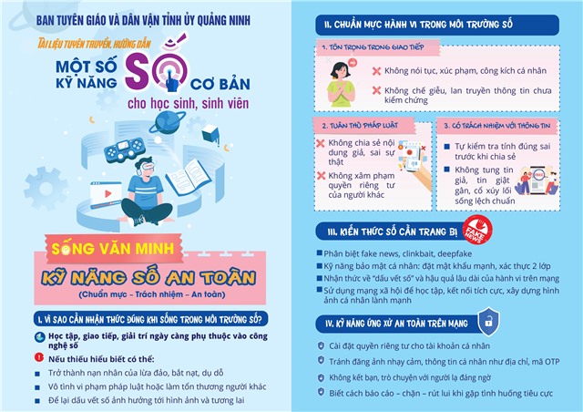Một số kỹ năng số cơ bản cho học sinh, sinh viên