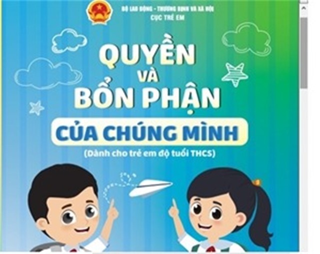 Tờ rơi: Quyền và bổn phận của trẻ em (giành cho học sinh THCS)