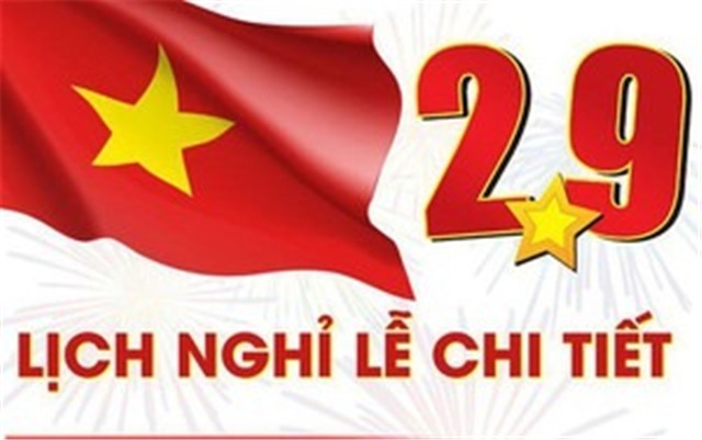 LỊCH NGHỈ LỄ QUỐC KHÁNH 2025