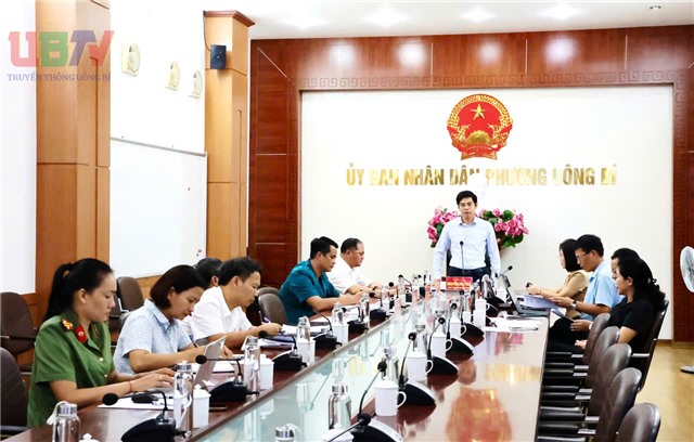 Hội nghị giao ban thường kỳ UBND phường tuần 3 - tháng 8