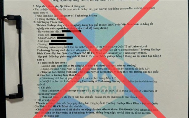 Cảnh báo lừa đảo mạo danh trường đại học mùa nhập học 2025